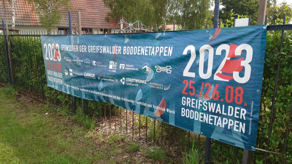 Banner beim ASV Greifswald